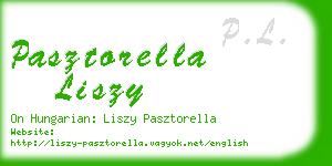 pasztorella liszy business card